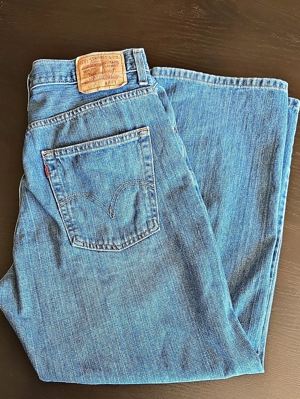 Vintage Levi's 550 Relaxed Straight Men's Blue Jeans Waist 34 x 30